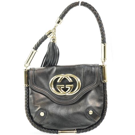 black gucci tassel bag|Gucci handbags.